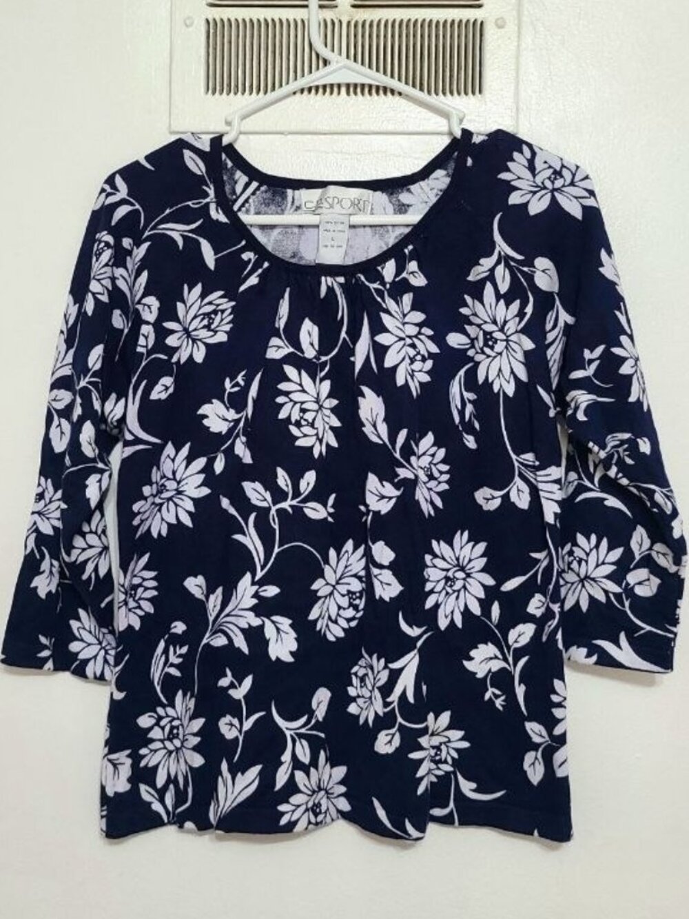 Floral 3/4 Sleeve Blouse
